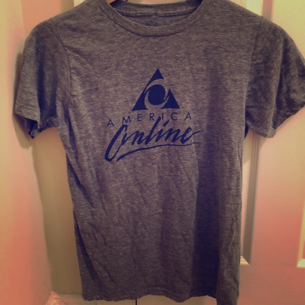 America Online Urban Outfitters t shirt